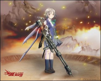 Props - Chise's Gatling Gun - Saikano