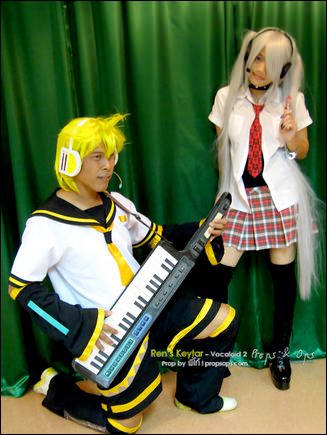 Props - Kagamine Len's Keytar / Keyboard - Vocaloid
