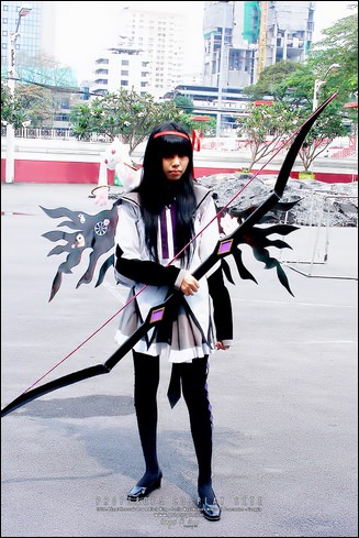 Props - Akemi Homura's Bow & Black Wings - Puella Magi Madoka Magica